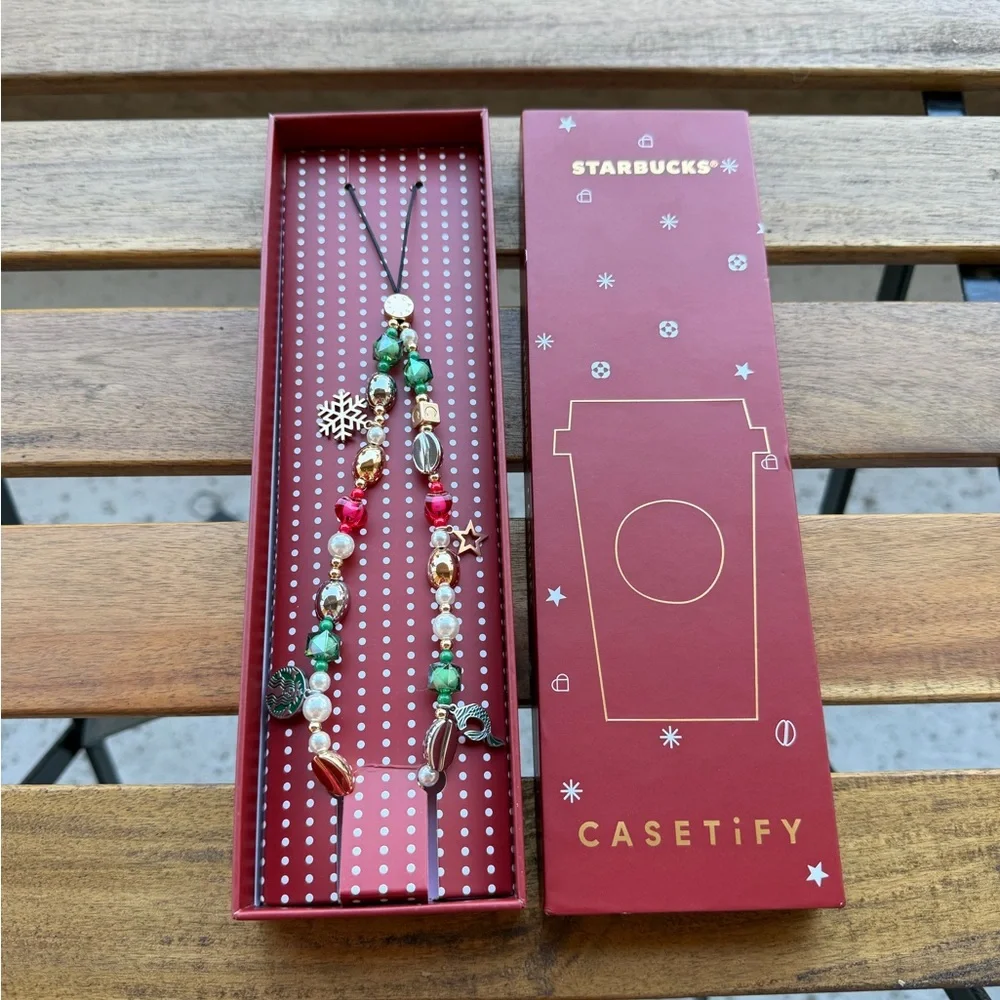 Casetify X Starbucks phone charm